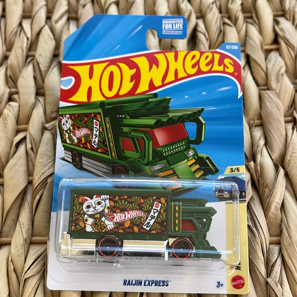 Raijin Express Japanese Dekotora Lucky Maneki-Neko Truck Hot Wheels Car 2026 🆕